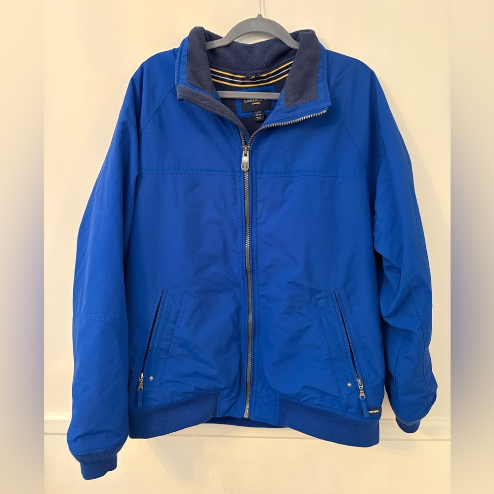 Lands End Men’s Midweight Jacket -Fleece Lined- Sz XL